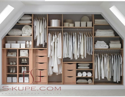 гардеробная комната наполнение