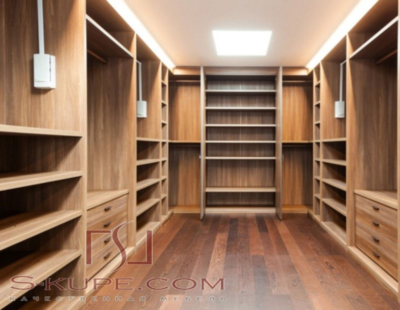 гардеробная комната наполнение